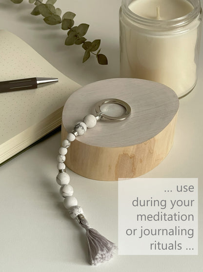 Howlite Meditation & Breathing Beads - Relaxation & Calming