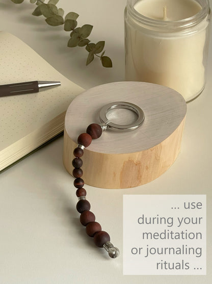 Red Tyger Eye  Meditation & Breathing Beads - Vitality, Motivation & Achievement