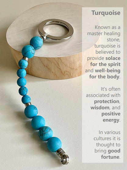 Turquoise Meditation & Breathing Beads - Wellbeing & Positive energy