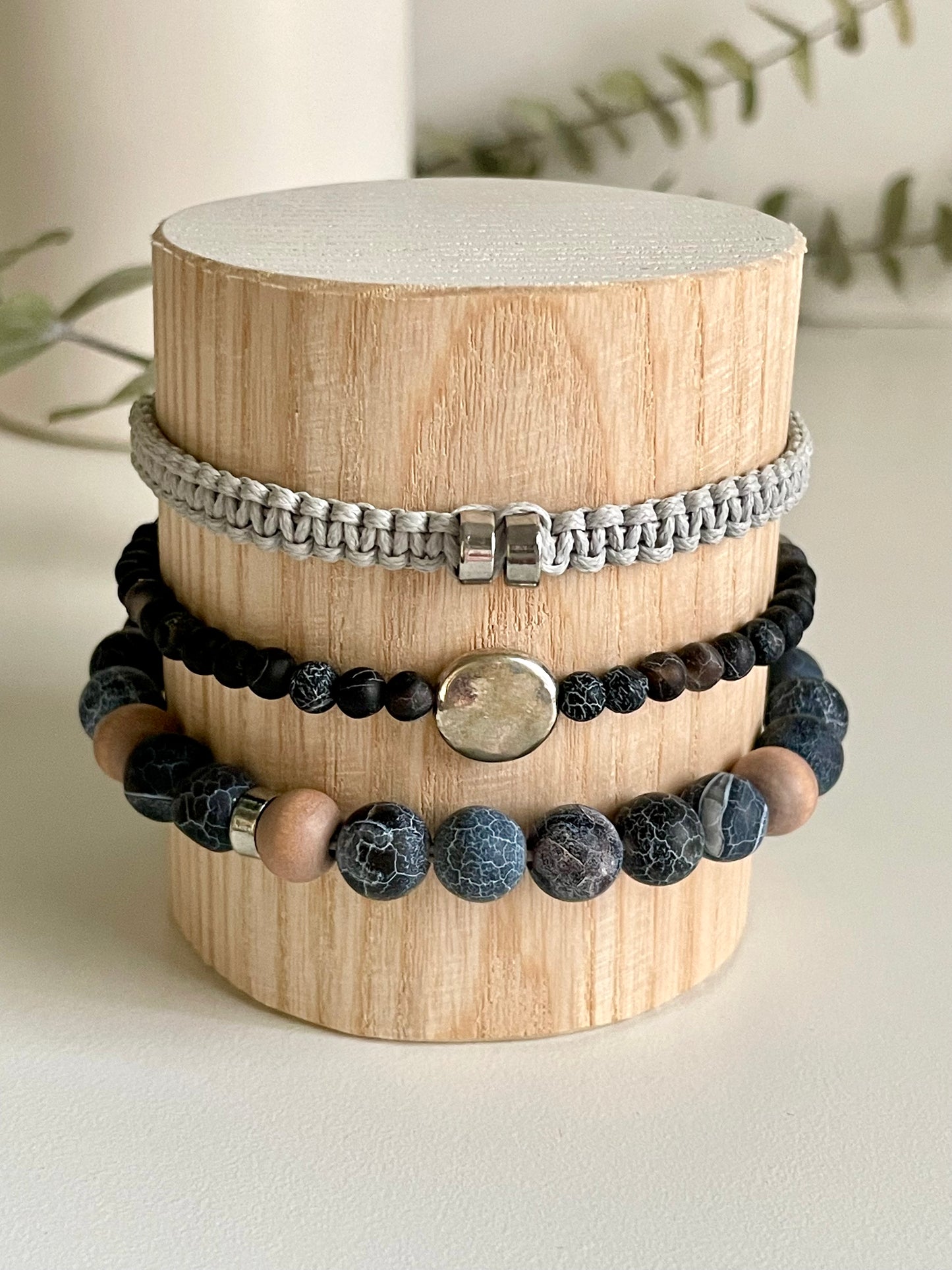 Moon, Water, Stone - Intention Bracelets