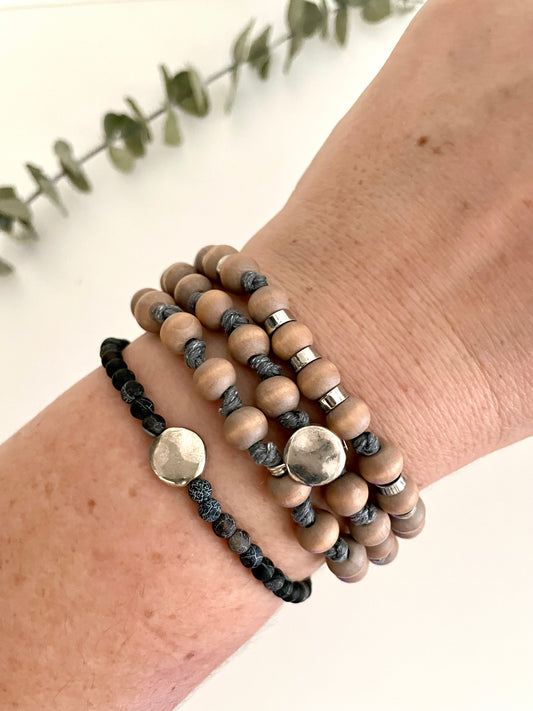 Tree & Moon - Wrap Bracelet